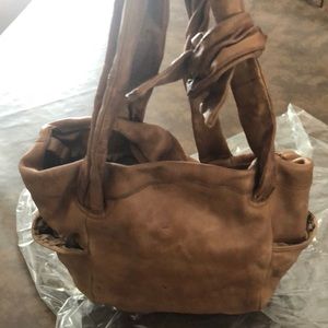 Lucky Penny Bag-Anthropologie Leather Scarf-Tie